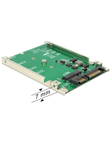 Delock Convertidor 2.5" Sata 22 Pin   M.2 Ngff 7mm