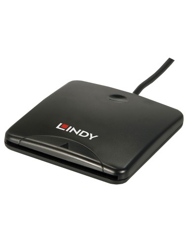 Lindy 42768 Lector De Tarjeta Magnética Negro Usb