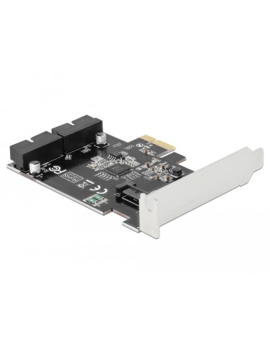 Delock Tarjeta Pci Express A 2 X Cabezales De Pines Internos Para Usb 3.0