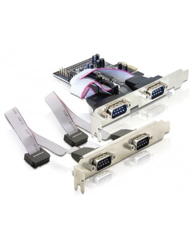 Delock Tarjeta Pci Express   4 X Serie Rs-232