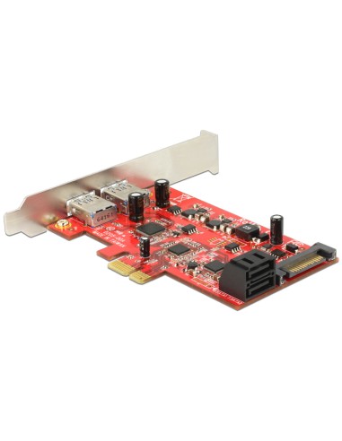 Delock Tarjeta Pcie Sata 6gb/s 2x Sata Interno + 2x Usb 3.0 Externo