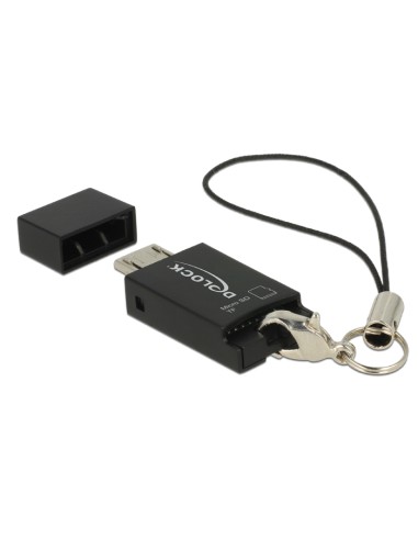 Delock Lector De Tarjetas Otg Micro-usb Usb 2.0 Micro-b Macho