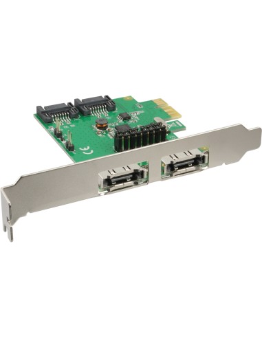 Tarjeta Inline Sata 6gb/s Pcie De 2+2 Canales Sin Raid