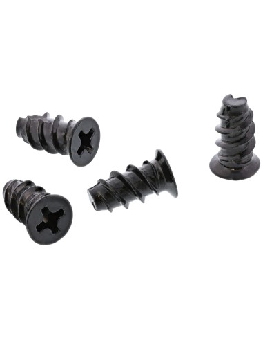 Tornillos De Ventilador Inline 5,0x10,0 Mm Negro 50 Uds.