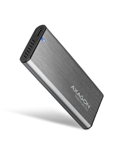 Axagon Caja Externa Eem2-sg2 Para Ssd M.2 Usb-c 3.2 Gen 2 - Plateado