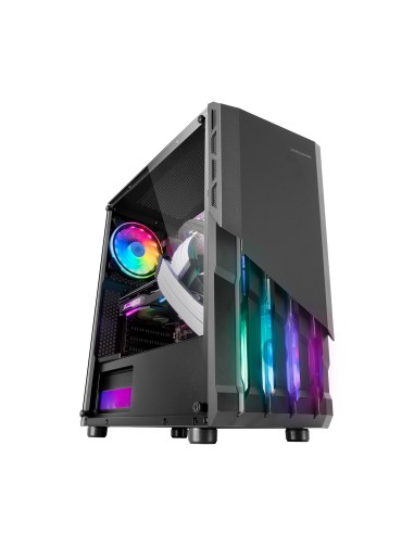 Caja Pc Marsgaming Mcx2 Frgb Negro Atx