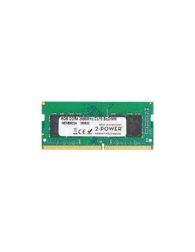 2-power Memoria Sodimm 8gb Ddr4 2666mhz Cl19 Sodimm 2p-01ag837