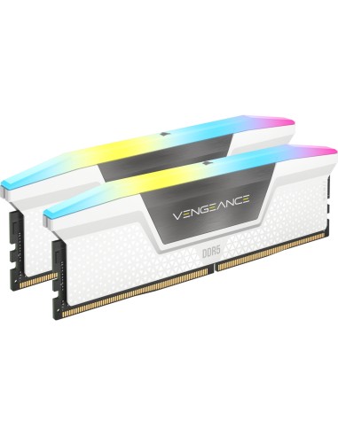 Memoria Corsair Ddr5 32gb 2x16gb 6000mhz  C40 Vengeance Rgb Cmh32gx5m2b6000c40w