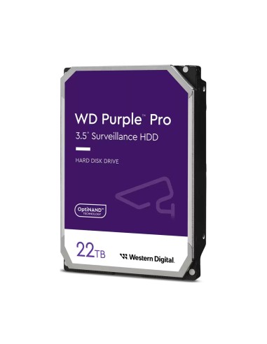 Disco Western Digital Purple Pro 22tb Sata 6gb/s Hdd 3.5" 7200rpm 512mb Cache 24x7 Bulk