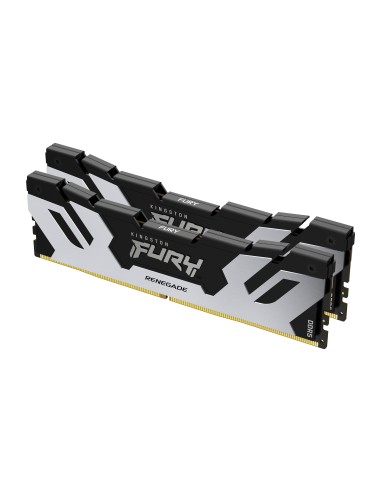 Memoria Ram Kingston Fury Renegade Silver 32gb (2x16 Gb) Ddr5 6000 Mhz Cl32 Kf560c32rsk2-32