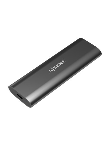 Aisens Caja Externa Para Disco Ssd M.2 Sata Nvme Usb 3.1  Sin Tornillos Asm2-015gr