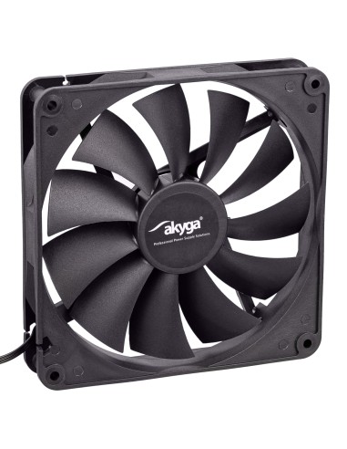 Ventilador Akyga System Fan Aw-14a-bk 140mm Black Molex + 3pin