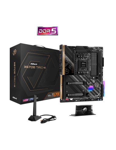 Placa Base Asrock X670e Taichi, Am5 Eatx 90-mxbj00-a0uayz