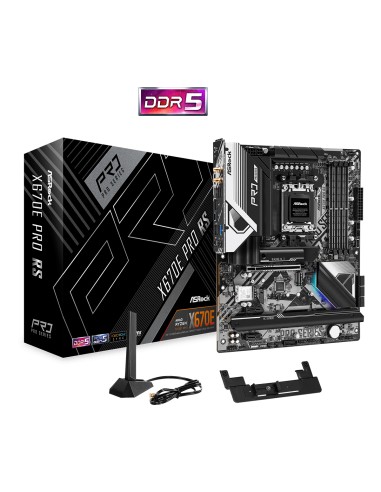 Placa Base Asrock X670e Pro Rs, Am5 4xdimm Ddr5 Atx 90-mxbj70-a0uayz