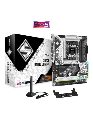 Placa Base Asrock X670e Meel Legend, Am5 4xdimm Ddr5 Atx  90-mxbj40-a0uayz