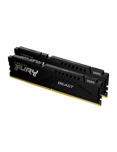 Memoria Kingston 32gb 5200mt S Ddr5 Cl36 Dimm Kit Of 2 Fury Beast Black