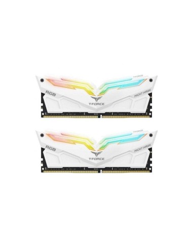 Teamgroup T-force Night Hawk Ddr4 16gb 2x8gb 3200mhz Dimm Cl16 1.35v Rgb Blanco Gen 2.0