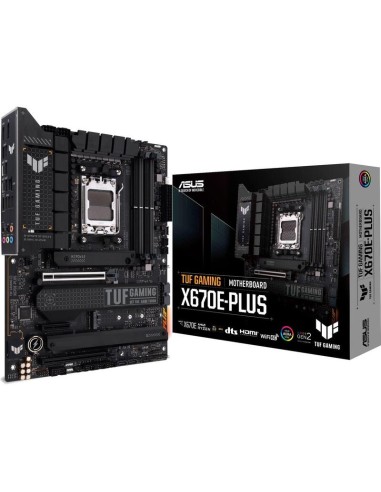 Asus Tuf Gaming X670e-plus Am5 Socket 4ddr5 Pcie 5.0 X16 Hdmi 2.1 Dp 1.4 4xsata 6gb S Atx