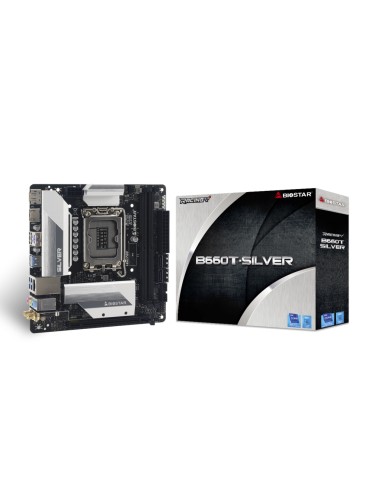 Placa Base Biostar B660t-silver (b660,s1700,mitx,intel)