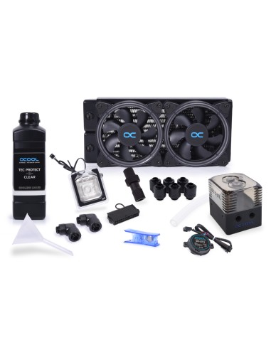 Kit Ven Cpu Ref Liq Alphacool Core Wind St30 240 Kit Diy Tubo Flex 2x120 Vent Argb 1l Ref 1700