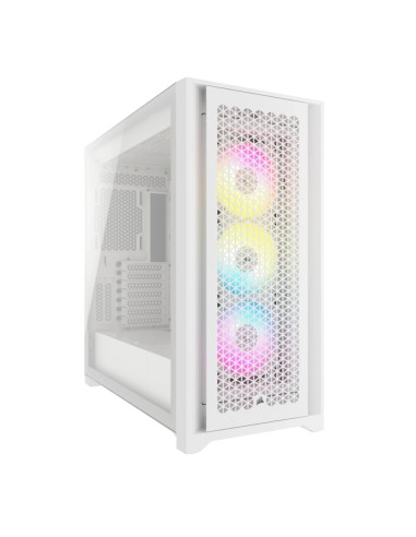 Caja Corsair Icue 5000d Rgb Airflow Mid-tower True White