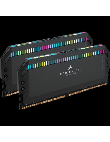 Corsair Dominator Platinum Rgb 32gb 2x16gb Ddr5 6400mhz Xmp 3.0, Cl32  Dual-kit, Negro