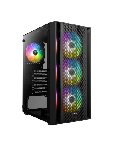 Caja Pc Gamdias Aura Gc2 Gaming Miditower Black