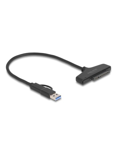 Delock 61042 Convertidor De Usb A Sata 6 Gb/s Con Conector Usb Type-c O Usb Tipa-a