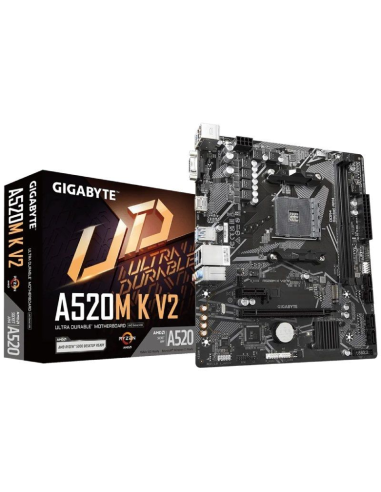 Placa Base Gigabyte A520m K V2 Socket Am4 Micro Atx