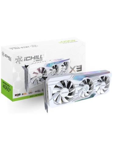 Tarjeta Gráfica Inno3d Rtx4060ti 8gb Ichill X3 White