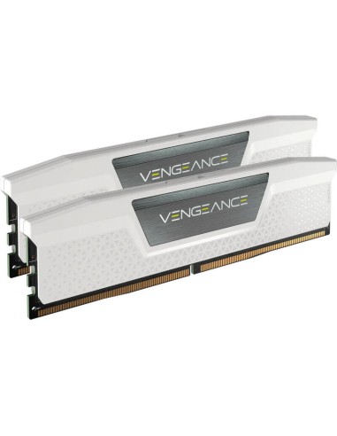 Memoria  Corsair 32 Gb Ddr5-6400 (2x 16 Gb) Kit Dual, (blanco, Cmk32gx5m2b6400c32w, Venganza, Intel Xmp)