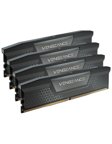 Memoria Corsair Ddr5-5600  128 Gb (4x 32 Gb) Cmk128gx5m4b5600c40, Vengeance, Intel Xmp Cmk128gx5m4b5600c40 Negro