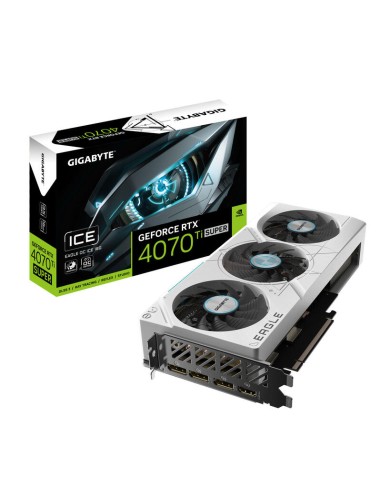 Tarjeta Gráfica Gigabyte Geforce Rtx 4070 Ti Super Eagle Oc Ice 16g, Gv-n407tseagleocice-16gd