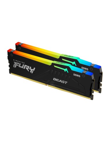 Memoria  Kingston Ddr5  Technology Fury Beast Rgb  16 Gb 2 X 8 Gb  Ecc