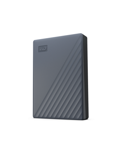 Wd My Passport Wdbrmd0050bgy-wesn Disco Duro Cifrado 5 Tb Externo (portátil) Usb 3.2 Gen 1 Aes De 256 Bits Silicon Gray