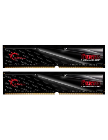 G.skill Memoria 32 Gb Ddr4-2400 (2x 16 Gb) Kit Dual, Negro, F4-2400c15d-32gft, Fortis, Intel Xmp F4-2400c15d-32gft