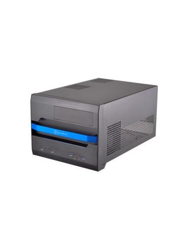 Caja Pc Silverstone Sugo Sg12  De Ordenador Escritorio Negro, Cajas De Torre Negro, Escritorio, Pc, Aluminio, Acero, Micro-at...