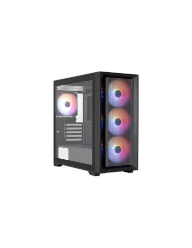 Caja Microatx Tern Mini Negro Aerocool Bahías Int: 2x3'5, 3x2'5/ 2xusb3.0, 1xusb2.0/ Audio In/out/ Ventiladores Con Iluminac...