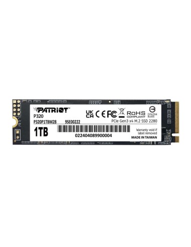 Ssd Patriot Viper P320 M.2 Pci-ex4 Nvme 1tb 3gb/s