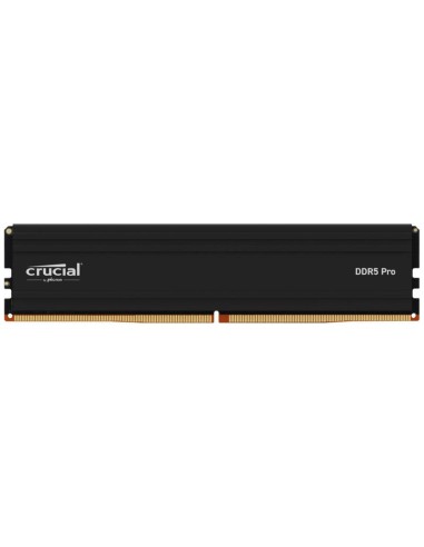 Memoria Crucial Pro Ddr5 Módulo 16 Gb  288 Contactos Perfil Bajo 6000 Mhz / Pc5-48000 Cl48 1.1 V Sin Búfer On-die Ecc Negro...