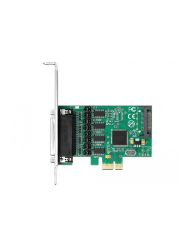 Tarjeta Pci Express  Delock 89938 X1 A 4 X Serie Rs-232 Con Fuente De Alimentación