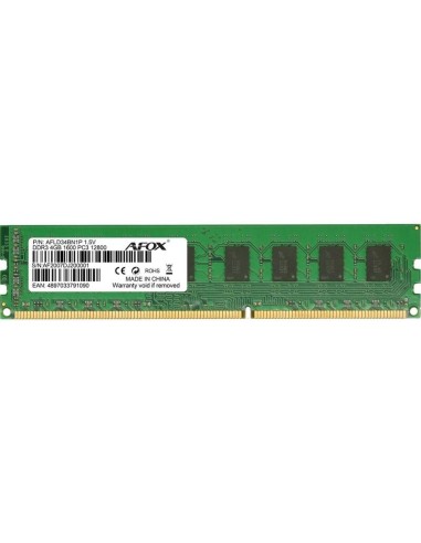 Memoria  Afox Ddr3 4g 1600  4 Gb 1 X 4 Gb 1600 Mhz Lv 1,35v