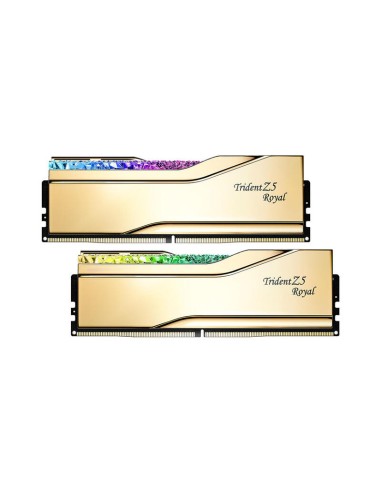 Memoria  G.skill 48 Gb Ddr5 8000 (2x 24 Gb)  Dorada, F5-8000j4048f24gx2-tr5g, Trident Z5 Royal, Intel Xmp F5-8000j4048f24gx2-...