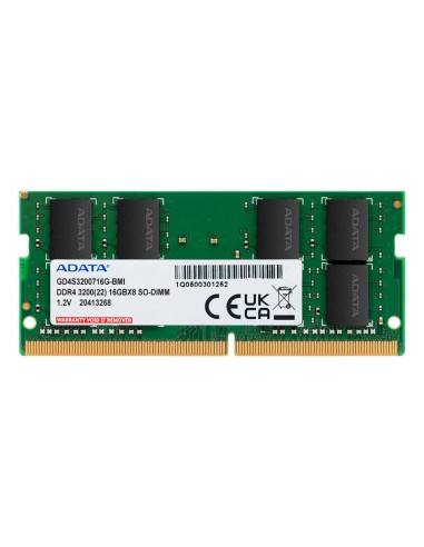 Memoria  Adata So-dimm 16 Gb Ddr4-3200 Gd4s3200316g-smi