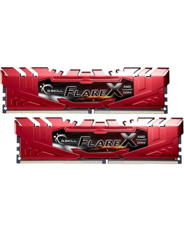 Memoria Ram G.skill Flarex Ddr4 2400 Pc4-19200 32gb 2x16gb Cl15 Roja