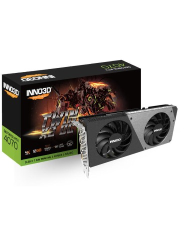 Tarjeta Gráfica Inno3d Geforce Rtx 4070 Twin X2 Oc, N40702-126xx-185252n