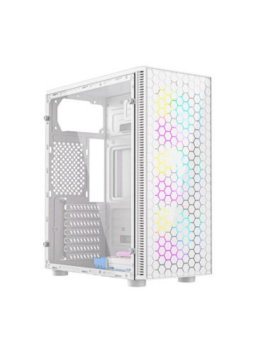 Caja Pc Gembird Gaming Argb Case Fornax 500 White