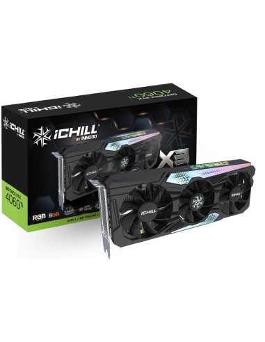 Tarjeta Gráfica Inno3d Rtx4060ti 8gb Ichill X3