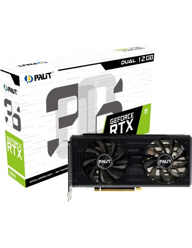 Tarjeta Gráfica Palit Rtx3060 Dual 12gb Gddr6 Hdmi 3xdp