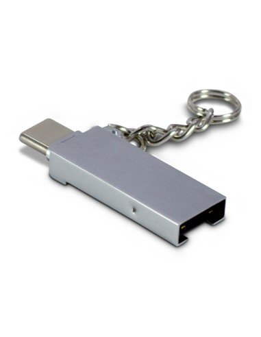 Lector De Tarjetas Externo Inter-tech 88885469 Zinc Usb 2.0 Type-a/type-c